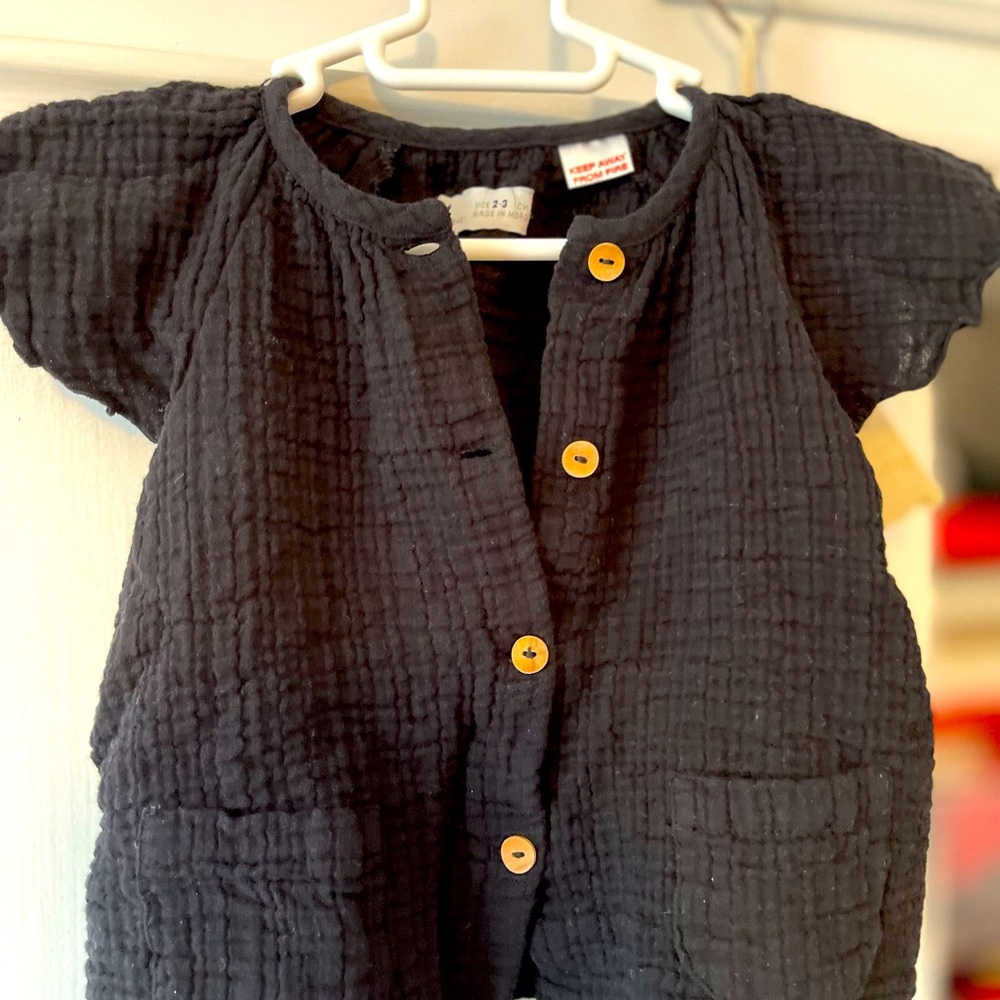 Black Zara Toddler Shirt